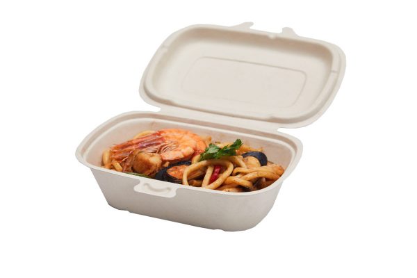 Pulp Hinged Container 450ml